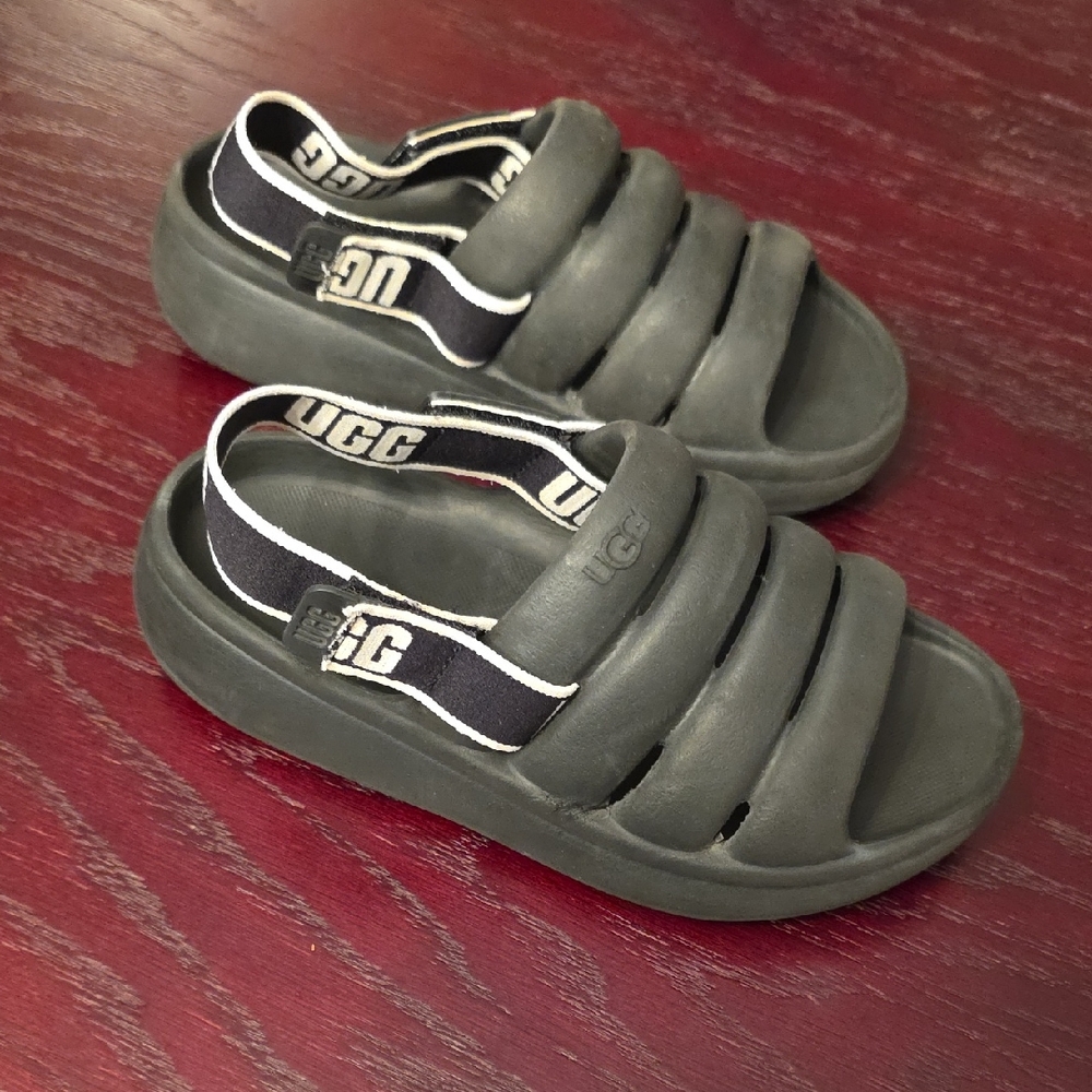 UGG Kids Charcoal Sandals